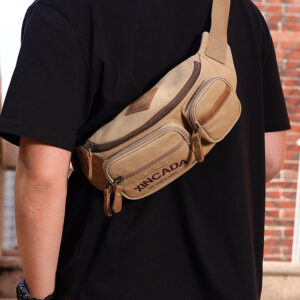 Outdoor One-shoulder Chest Bag Canvas